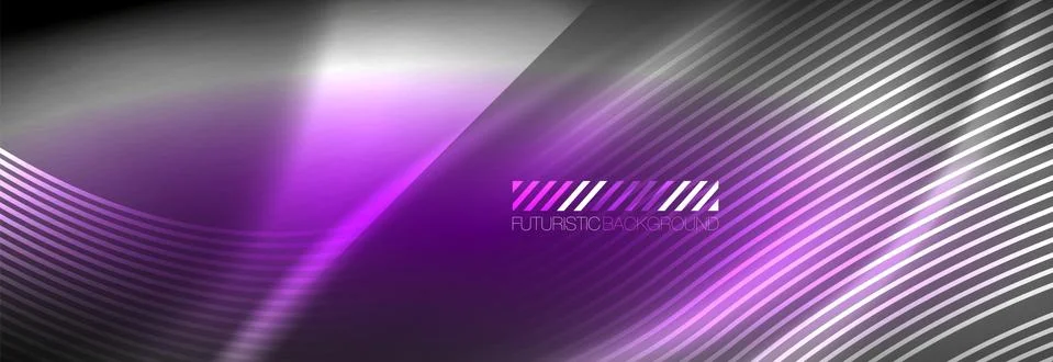 Neon dynamic beams vector abstract wallpaper background. Wallpaper background Stock Illustration