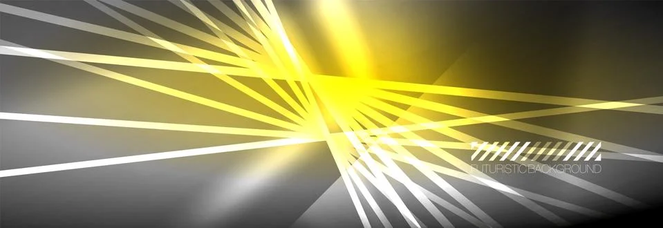 Neon dynamic beams vector abstract wallpaper background. Wallpaper background Illustrazione stock
