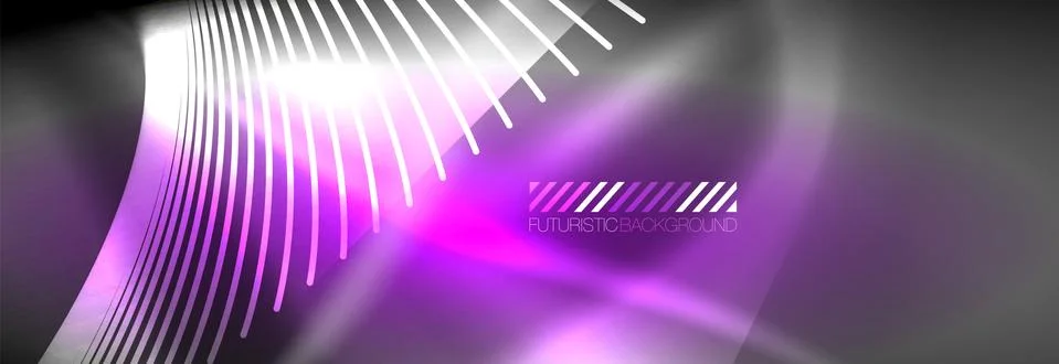 Neon dynamic beams vector abstract wallpaper background. Wallpaper background 스톡 일러스트