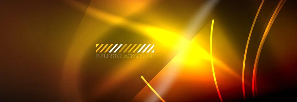 Neon dynamic beams vector abstract wallpaper background. Wallpaper background Stock Illustration