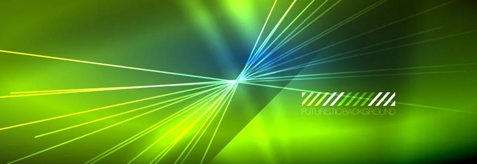 Neon dynamic beams vector abstract wallpaper background. Wallpaper background 스톡 일러스트