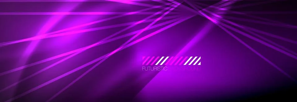 Neon dynamic beams vector abstract wallpaper background. Wallpaper background Illustrazione stock