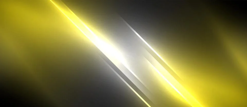 Neon dynamic diagonal light rays background. Techno digital geometric concept 스톡 일러스트