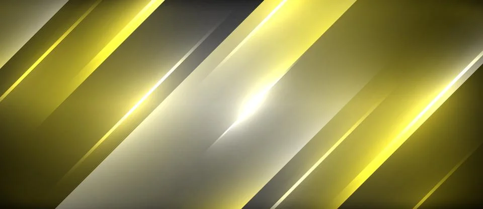 Neon dynamic diagonal light rays background. Techno digital geometric concept 스톡 일러스트