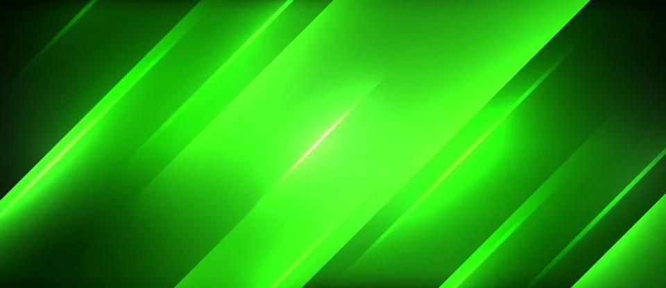 Neon dynamic diagonal light rays background. Techno digital geometric concept 스톡 일러스트