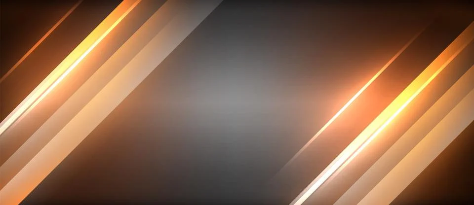 Neon dynamic diagonal light rays background. Techno digital geometric concept 스톡 일러스트