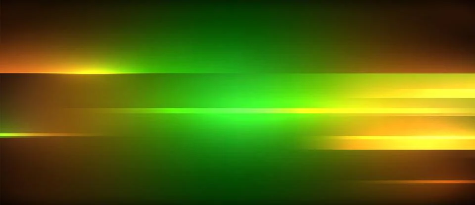 Neon dynamic diagonal light rays background. Techno digital geometric concept 스톡 일러스트