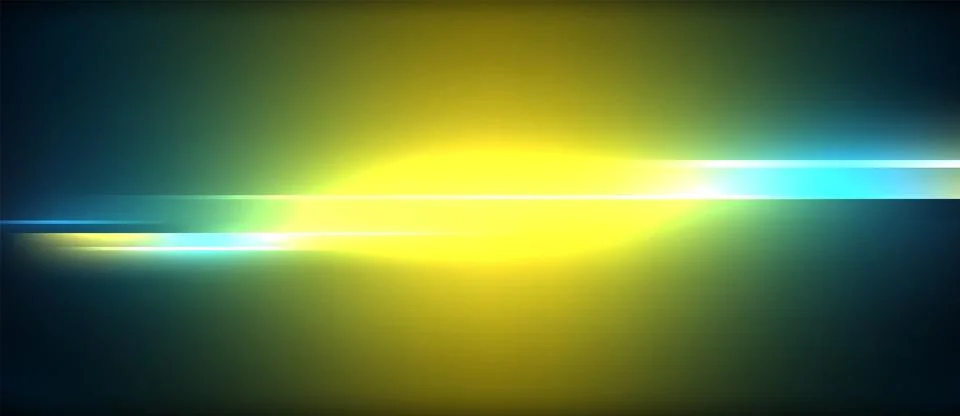 Neon dynamic diagonal light rays background. Techno digital geometric concept Stock Illustration