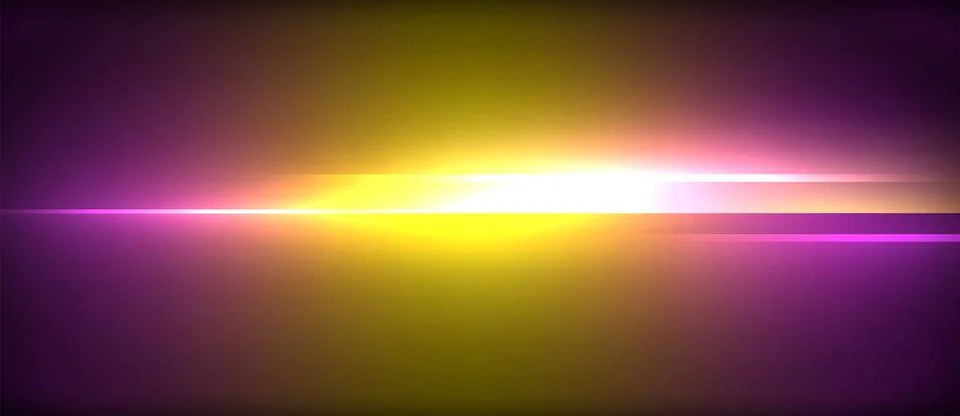 Neon dynamic diagonal light rays background. Techno digital geometric concept Stock Illustration