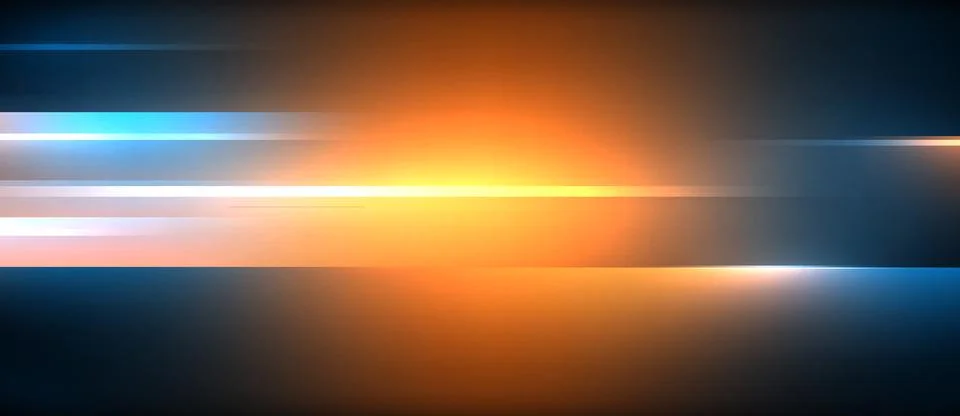 Neon dynamic diagonal light rays background. Techno digital geometric concept 스톡 일러스트