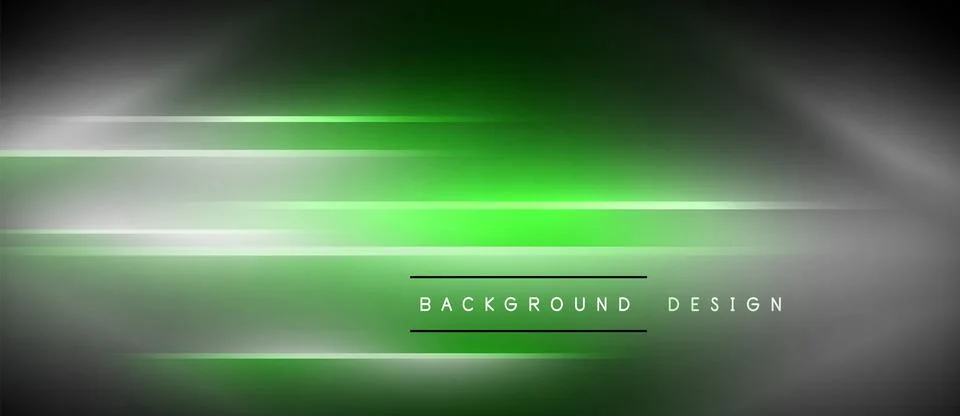 Neon dynamic diagonal light rays background. Techno digital geometric concept Illustrazione stock