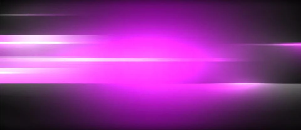 Neon dynamic diagonal light rays background. Techno digital geometric concept 스톡 일러스트