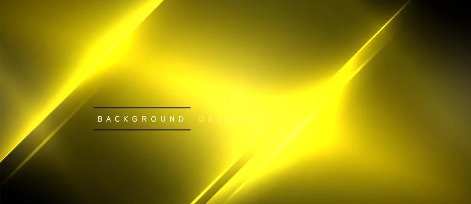 Neon dynamic diagonal light rays background. Techno digital geometric concept Stock Illustration