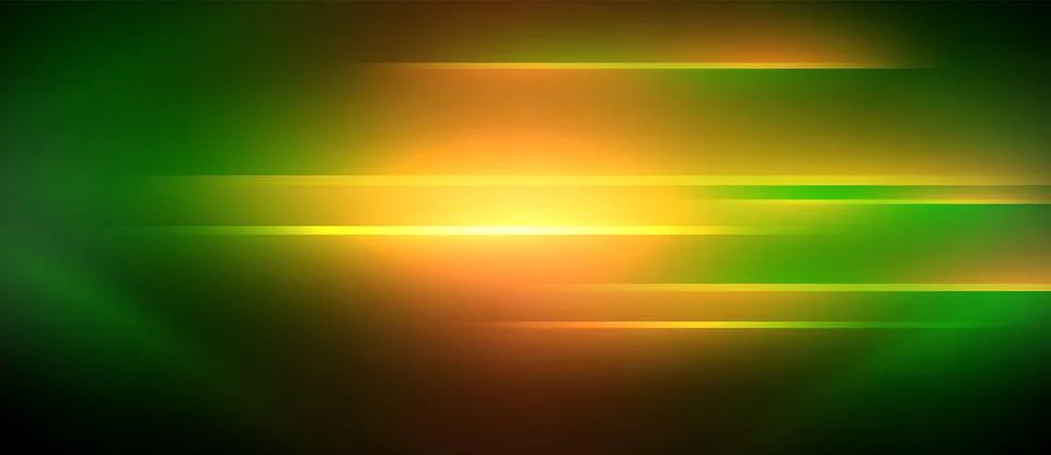 Neon dynamic diagonal light rays background. Techno digital geometric concept 스톡 일러스트