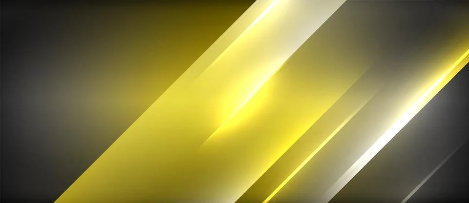 Neon dynamic diagonal light rays background. Techno digital geometric concept 스톡 일러스트