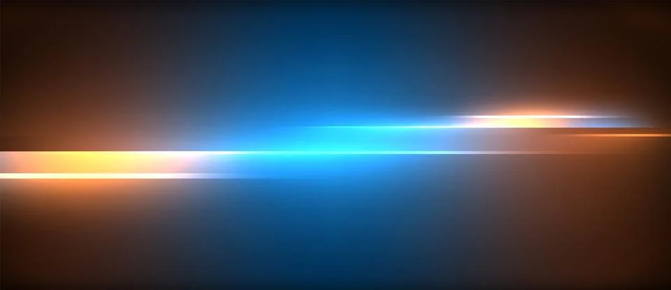 Neon dynamic diagonal light rays background. Techno digital geometric concept Stock Illustration