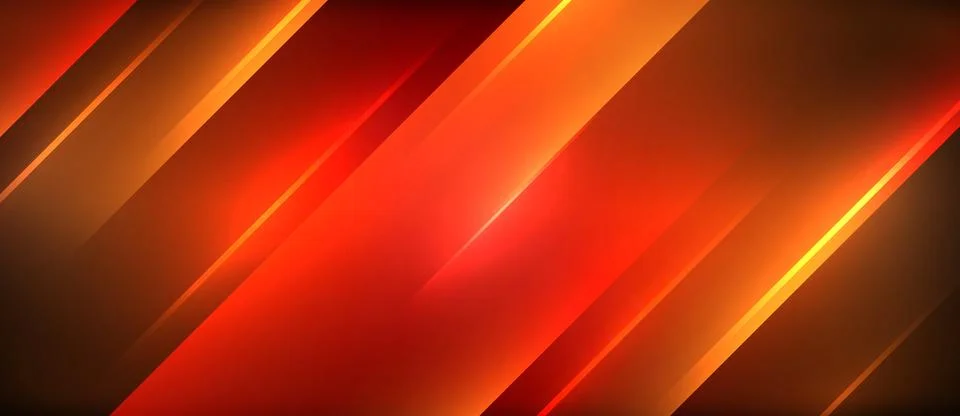Neon dynamic diagonal light rays background. Techno digital geometric concept 스톡 일러스트
