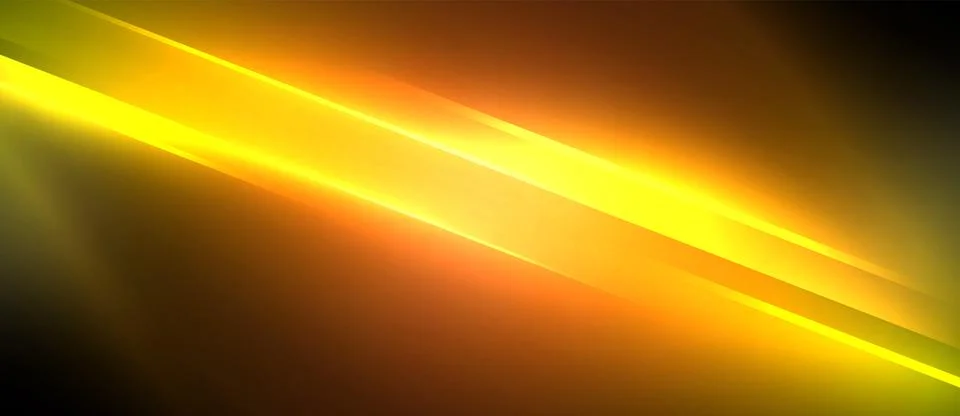 Neon dynamic diagonal light rays background. Techno digital geometric concept 스톡 일러스트
