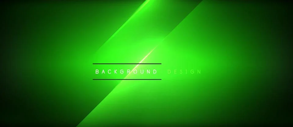 Neon dynamic diagonal light rays background. Techno digital geometric concept Stock Illustration