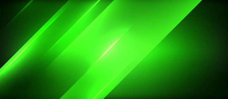 Neon dynamic diagonal light rays background. Techno digital geometric concept Stock Illustration