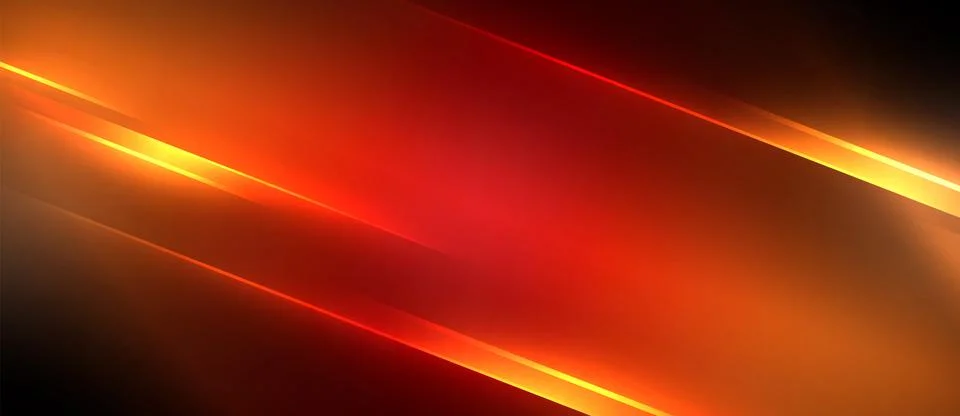 Neon dynamic diagonal light rays background. Techno digital geometric concept 스톡 일러스트
