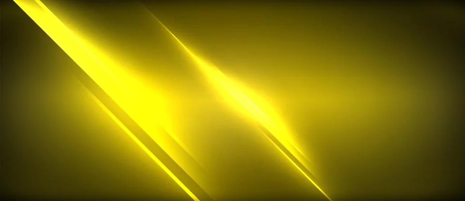 Neon dynamic diagonal light rays background. Techno digital geometric concept 스톡 일러스트