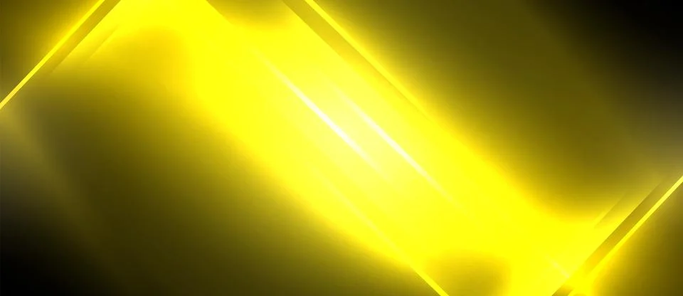 Neon dynamic diagonal light rays background. Techno digital geometric concept Ilustración de archivo