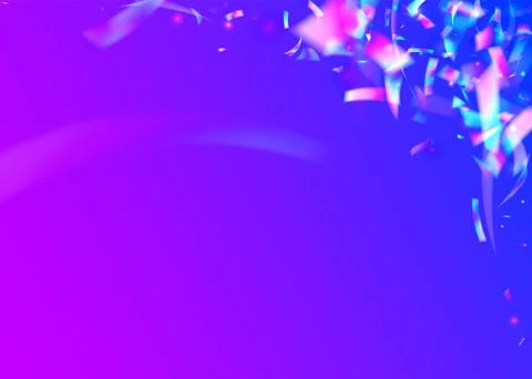 Neon Effect. Glitter Foil. Glitch Glare. Holiday Art. Falling Sp Stock Illustration