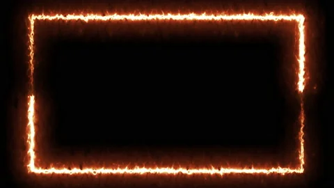 Neon effect rectangle frame Loop background 4K Stock Footage 201483212