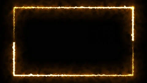 Neon effect rectangle frame Loop background 4K Stock Footage 201529850