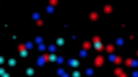 Neon effect red ball Stock Footage 263688859