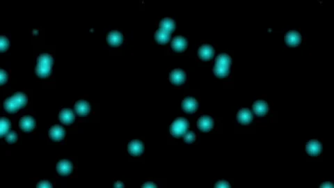 Neon effect red ball Stock Footage 263688861