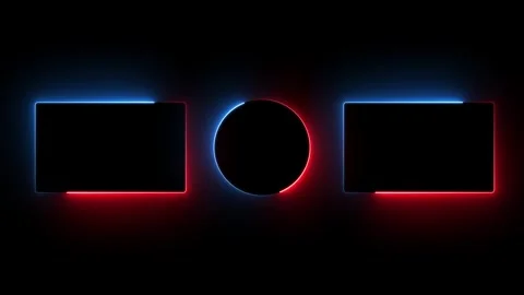 Neon end screen. Subscribe button and outro for gaming and video channels Y.. Stock Footage 309936280