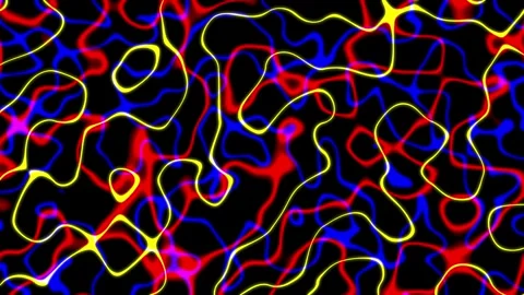 Neon Energy Lines Abstract Background horizontal 1 Stock-Footage 320409883