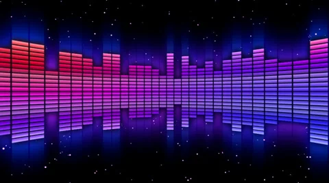 Neon Equalizer 02 Video stock 37628458