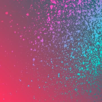 Neon explosion paint splatter artistic template design. Colorful ink texture  Stock Illustration