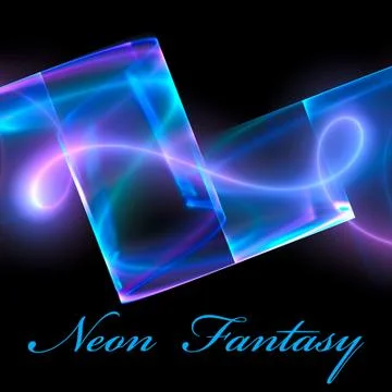 Neon fantasy Stock Illustration