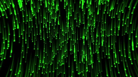 Neon Fiber Rain Loop 動画素材 316498603