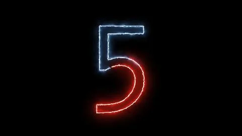 Neon figure Stock Illustration