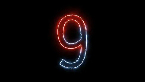 Neon figure Stock Illustration