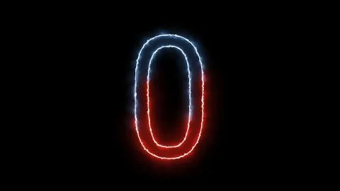 Neon figure Stock Illustration