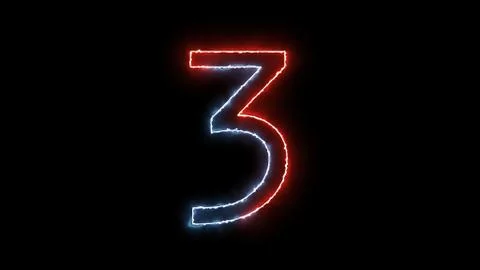 Neon figure Stock Illustration