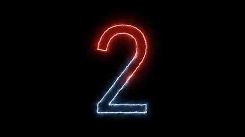 Neon figure Illustrazione stock