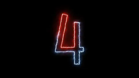 Neon figure Stock Illustration