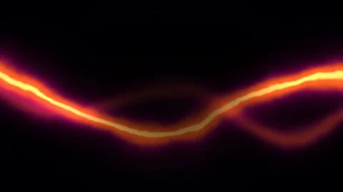 Neon Fire Ribbon Fire Abstract Background, Seamless Loop 4K Stock Footage 339067870