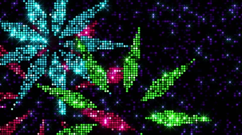 Neon Fish Flowers Stock Footage 67585881