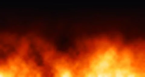 Neon flames glowing on dark background イラスト素材