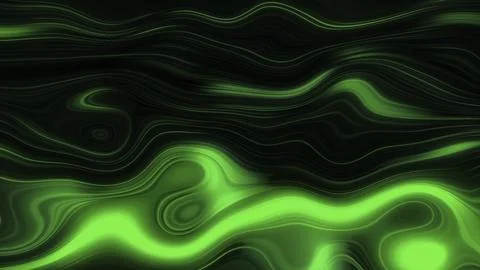 Neon flashes move in marble pattern of lines. Motion. Bright neon pulses move in Illustrazione stock