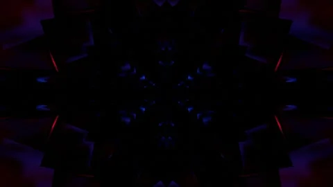 Neon Flashes Tunnel VJ Loop Video stock 288020251