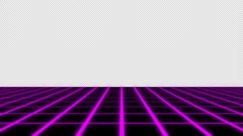 Neon Floor Grid - Forward Stock Footage 237989428